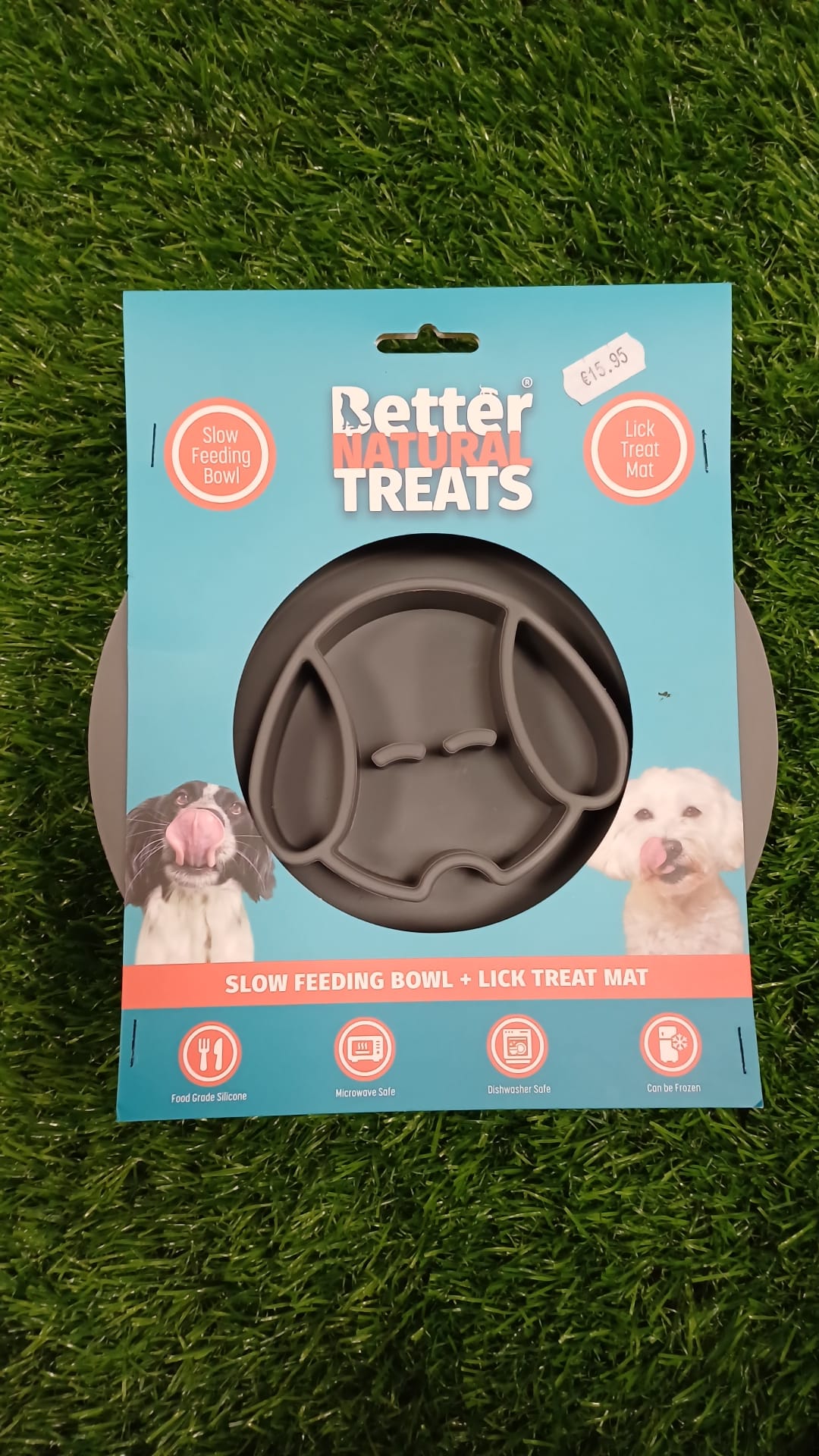 Slow Feeding Bowl & Lick Treat Bowl All in One