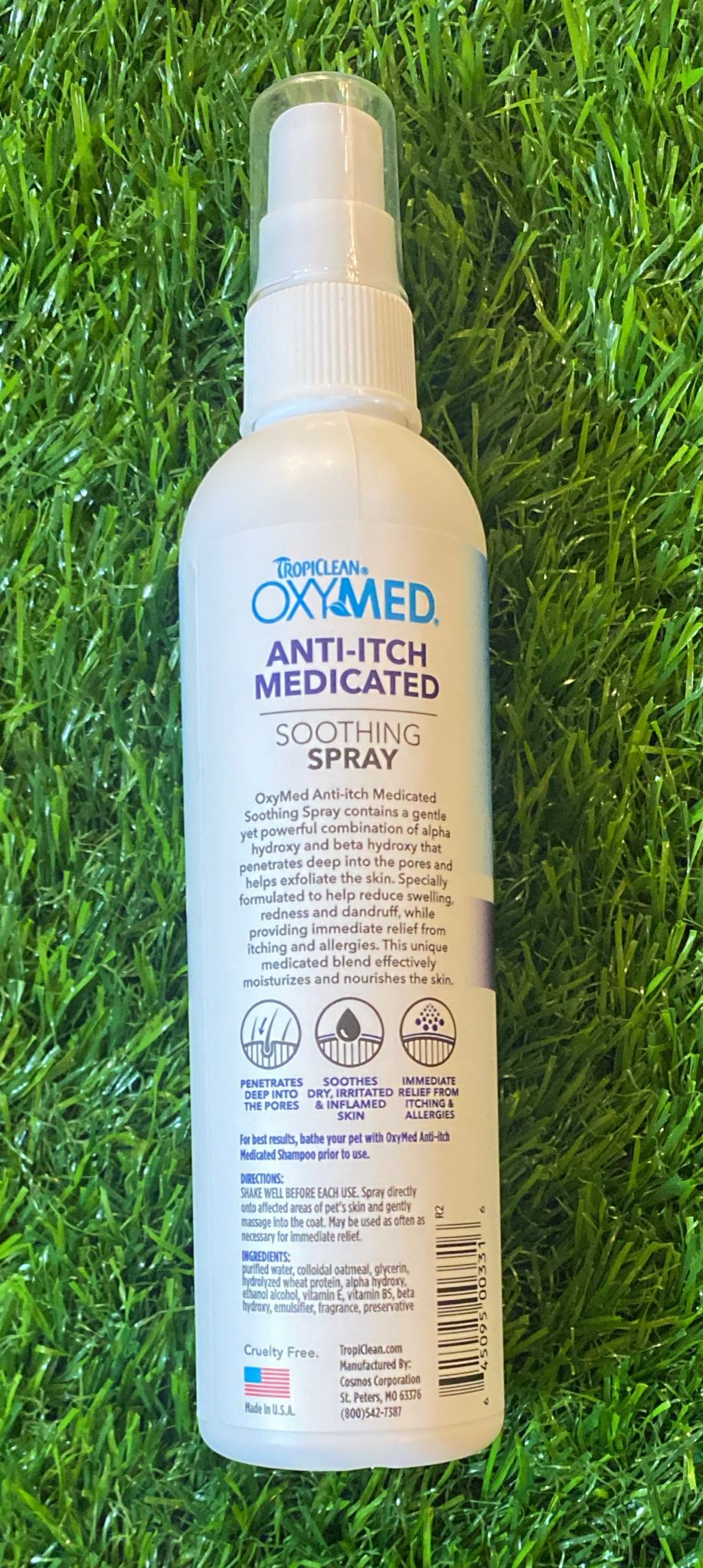 TropiClean OxyMed Anti-Itch Medicated Soothing Spray