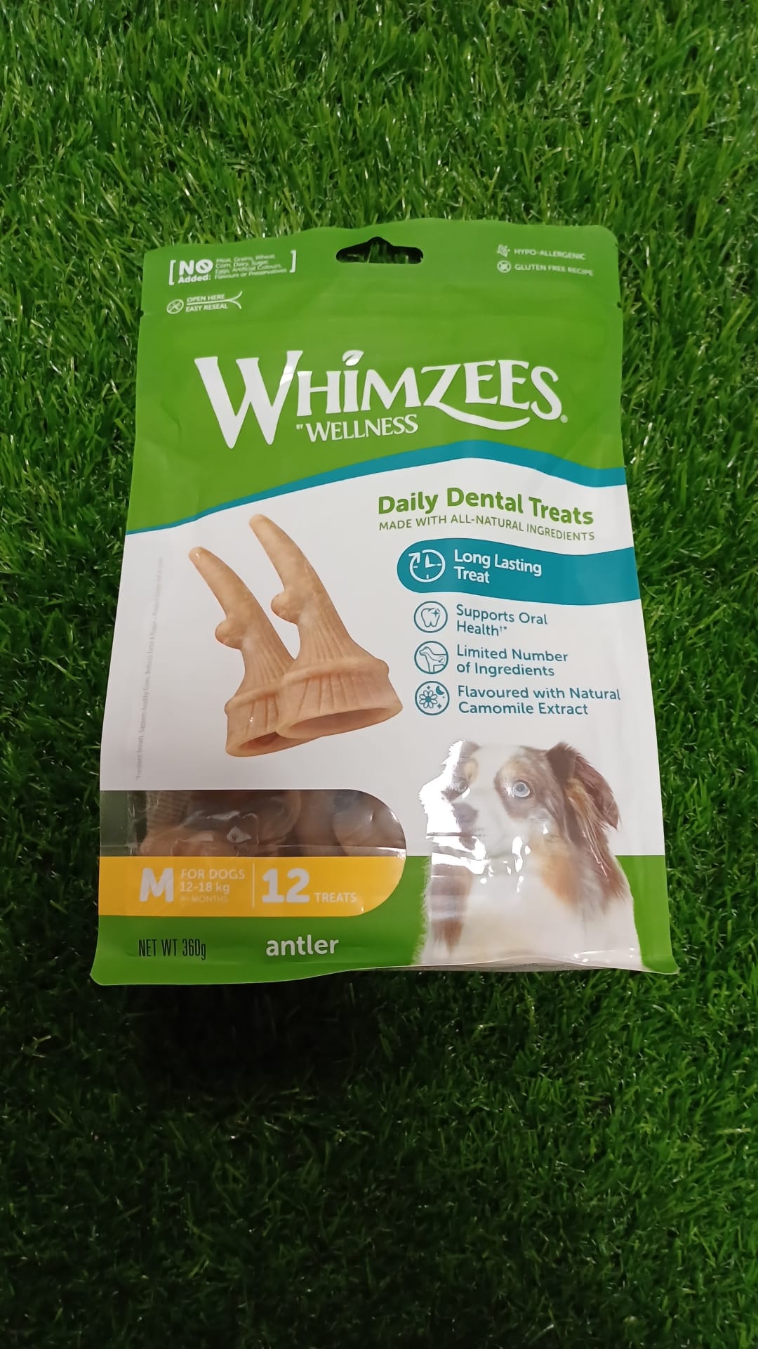 Antler WHIMZEES Medium Dental Dog Treat