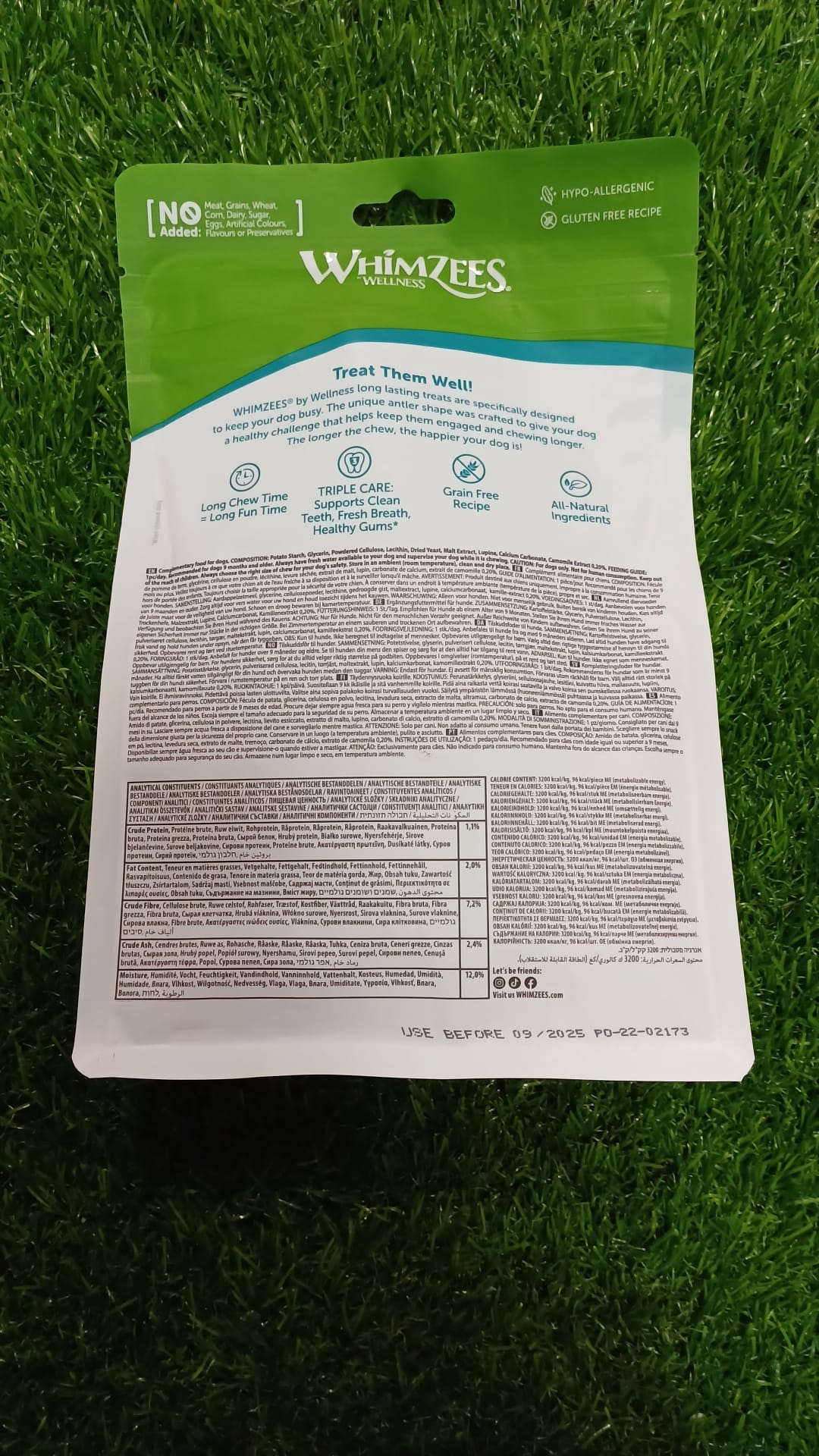 Antler WHIMZEES Medium Dental Dog Treat