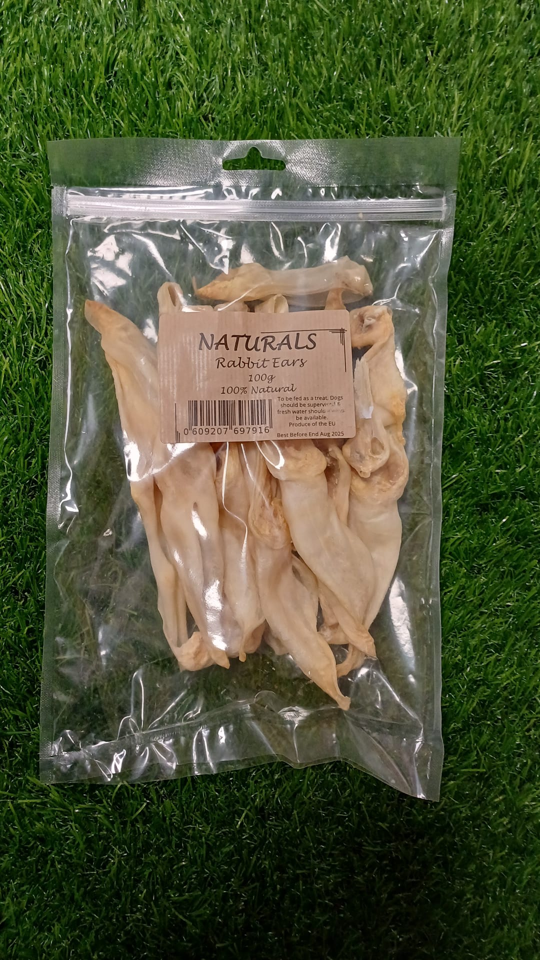 Naked Rabbit Ears Natural Dog Treats