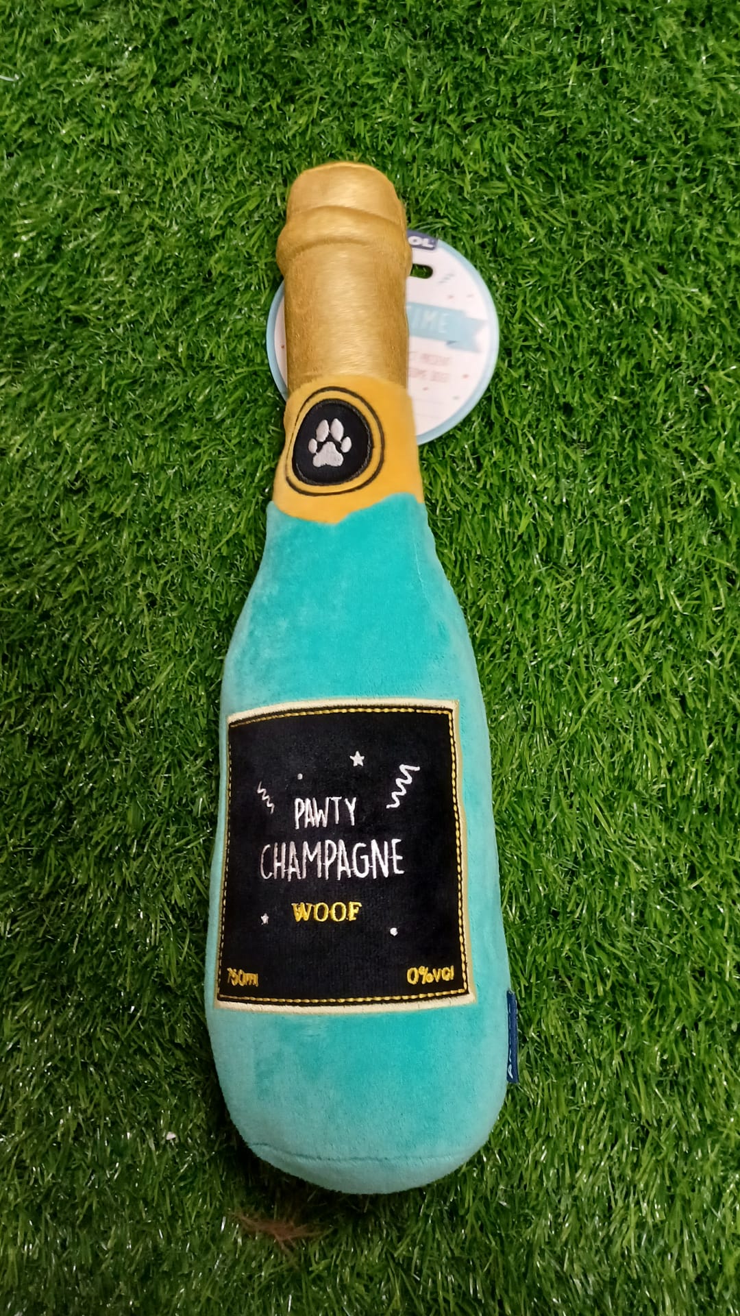Pawty Champagne Dog Birthday Toy