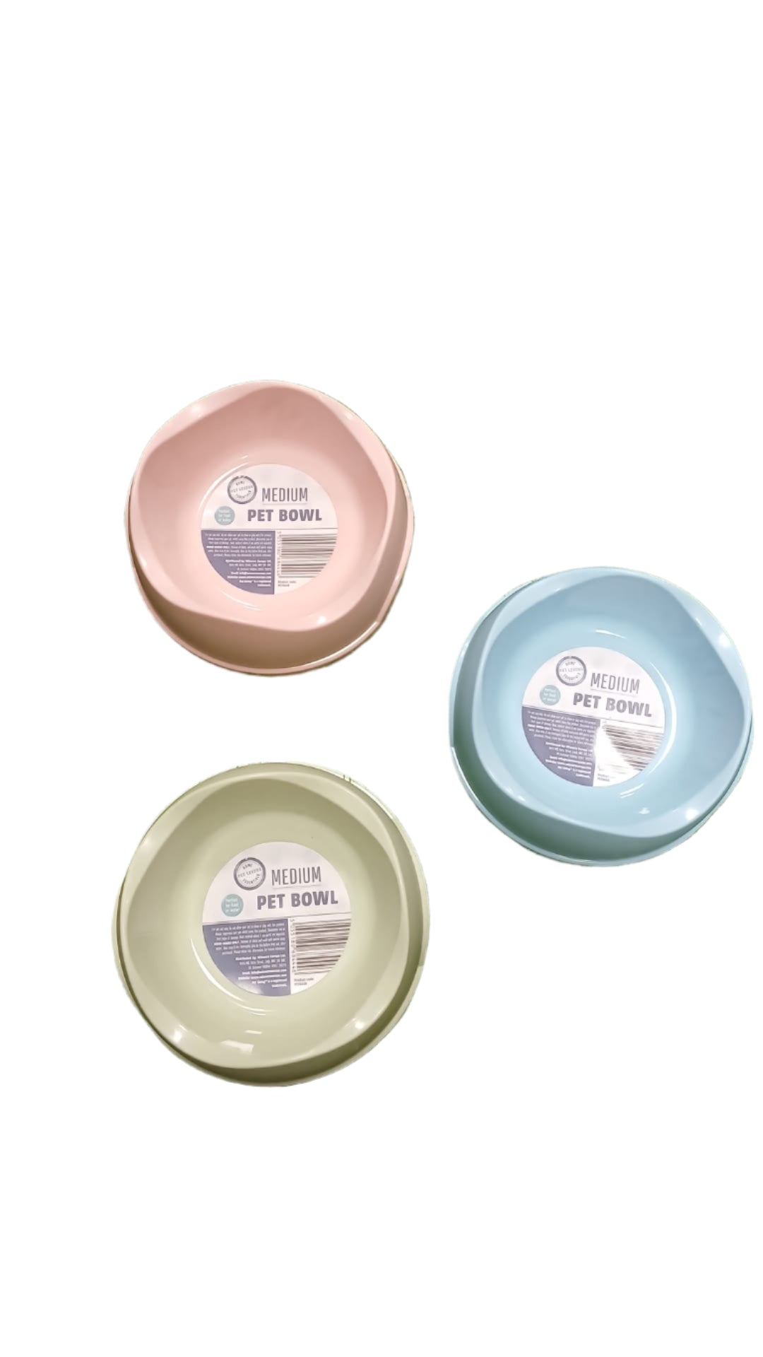 Medium Round Pet Bowls