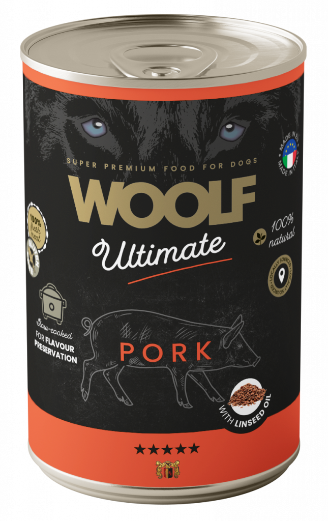 Woolf Pork Canned Wet Dog Food