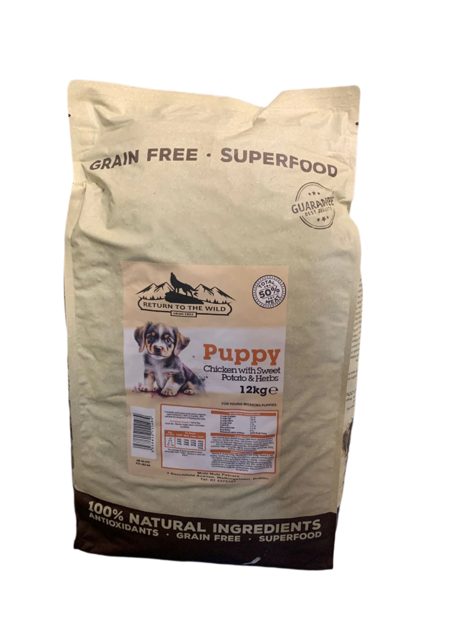 Chicken with Sweet Potato & Herbs Puppy Dry Food - New Return to the Wild
