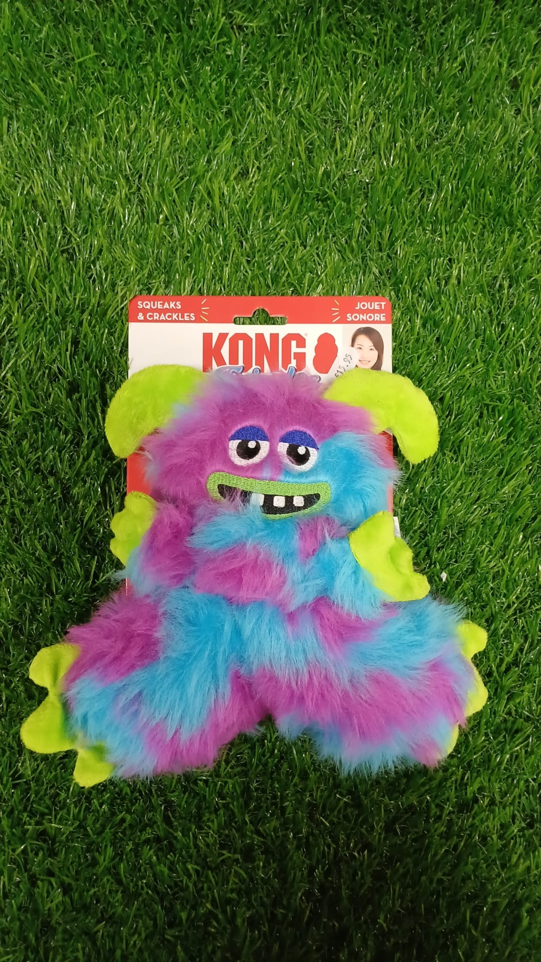 Frizzles Razzle Purple Dog Squeaky Toy