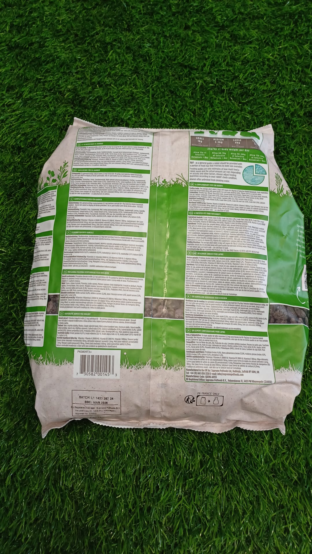 Naturals Botanicals Rabbit Food