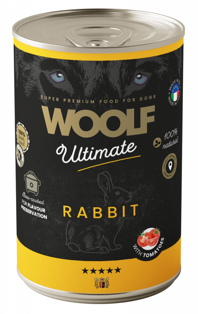 Woolf Rabbit Canned Wet Dog Food