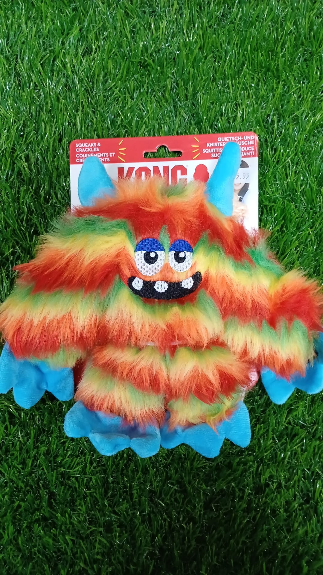 Frizzles Zazzle Red Dog Squeaky Toy