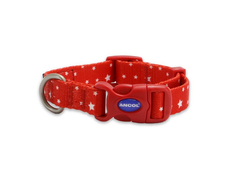 Soho Red Stars Dog Collar