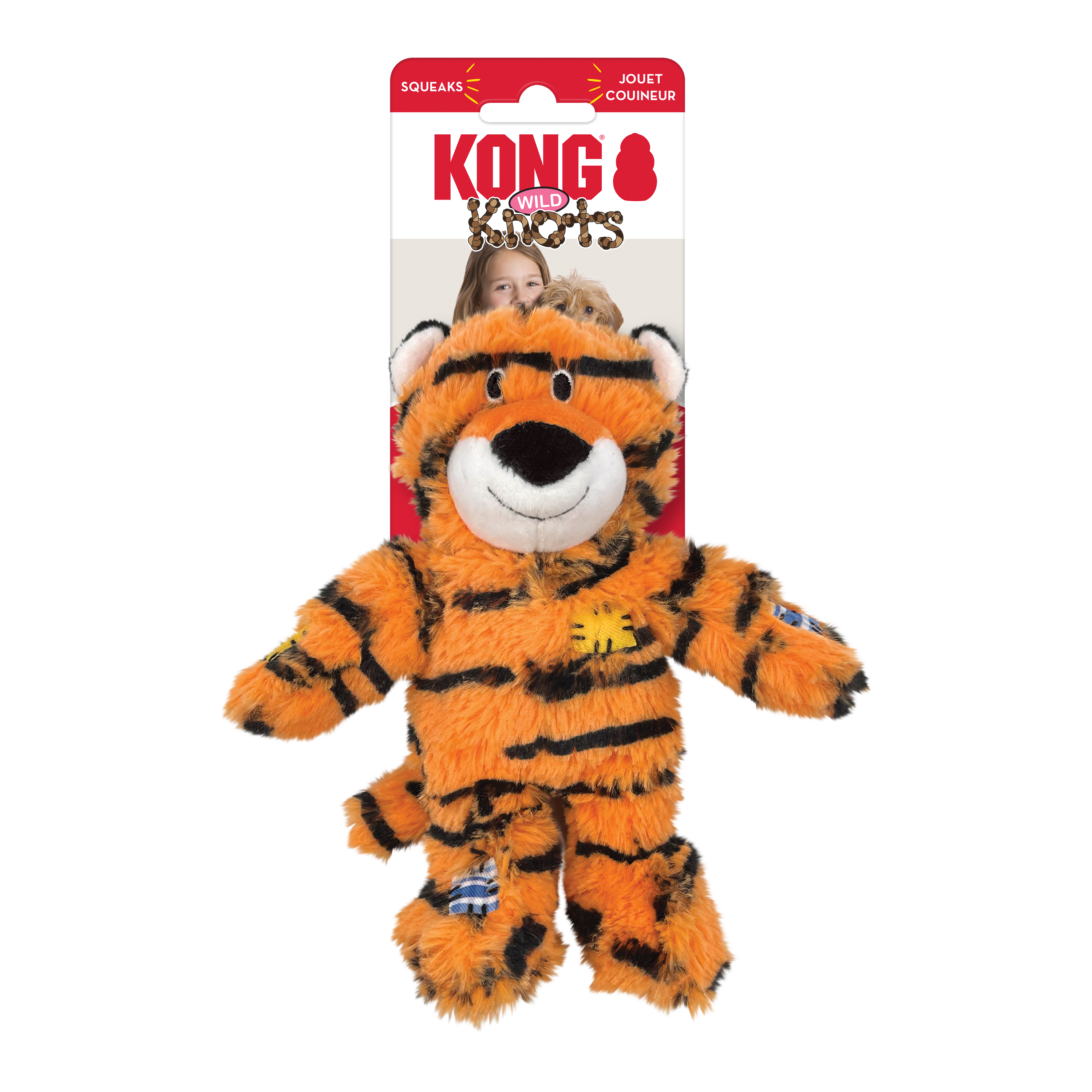 Tiger Knots Kong Sqeaky Toy