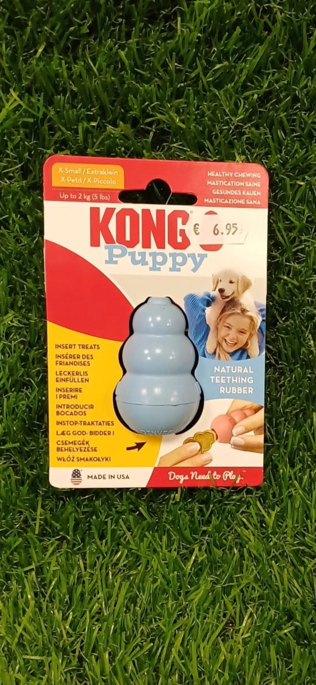 Blue Kong Puppy Dog Treat Holder