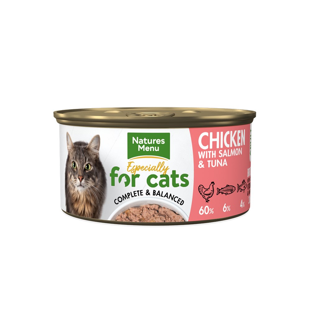 Natures Menu Chicken with Salmon & Tuna Cat Wet Food