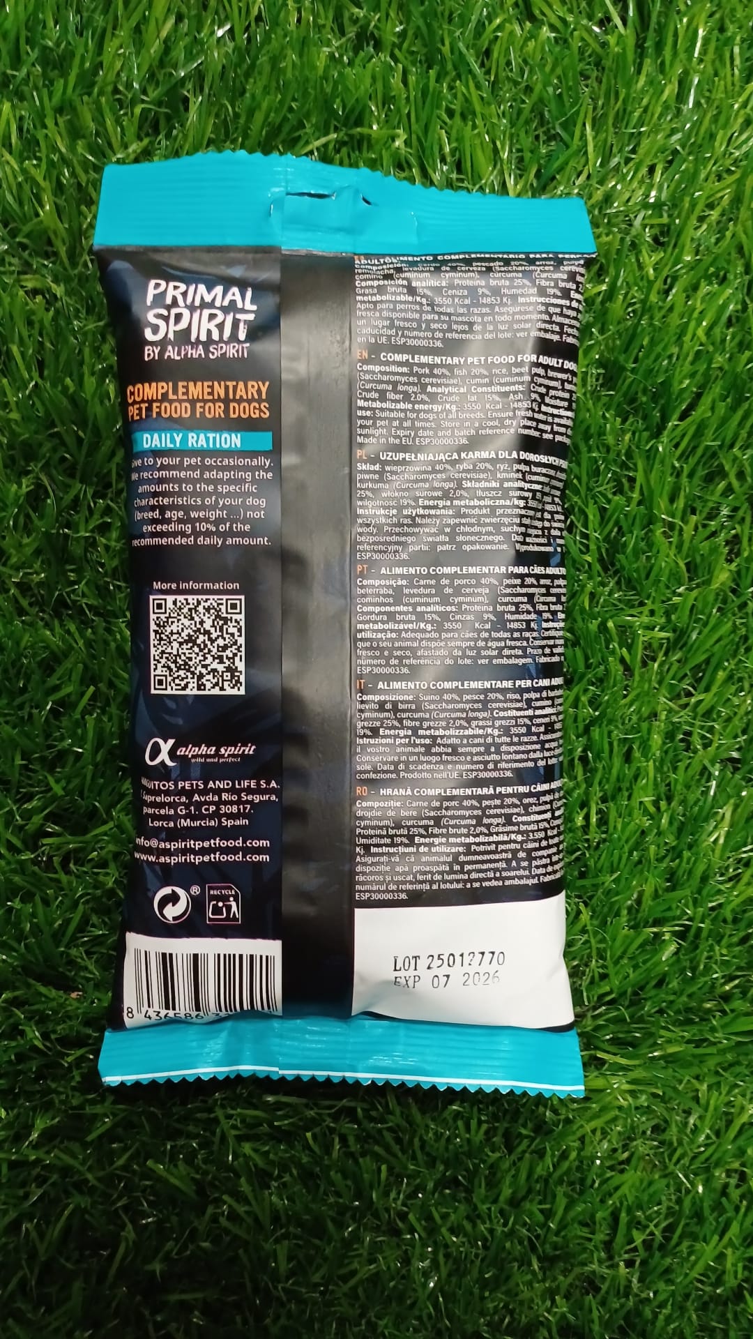 Primal Spirit Nordic Sealand Dog Treats