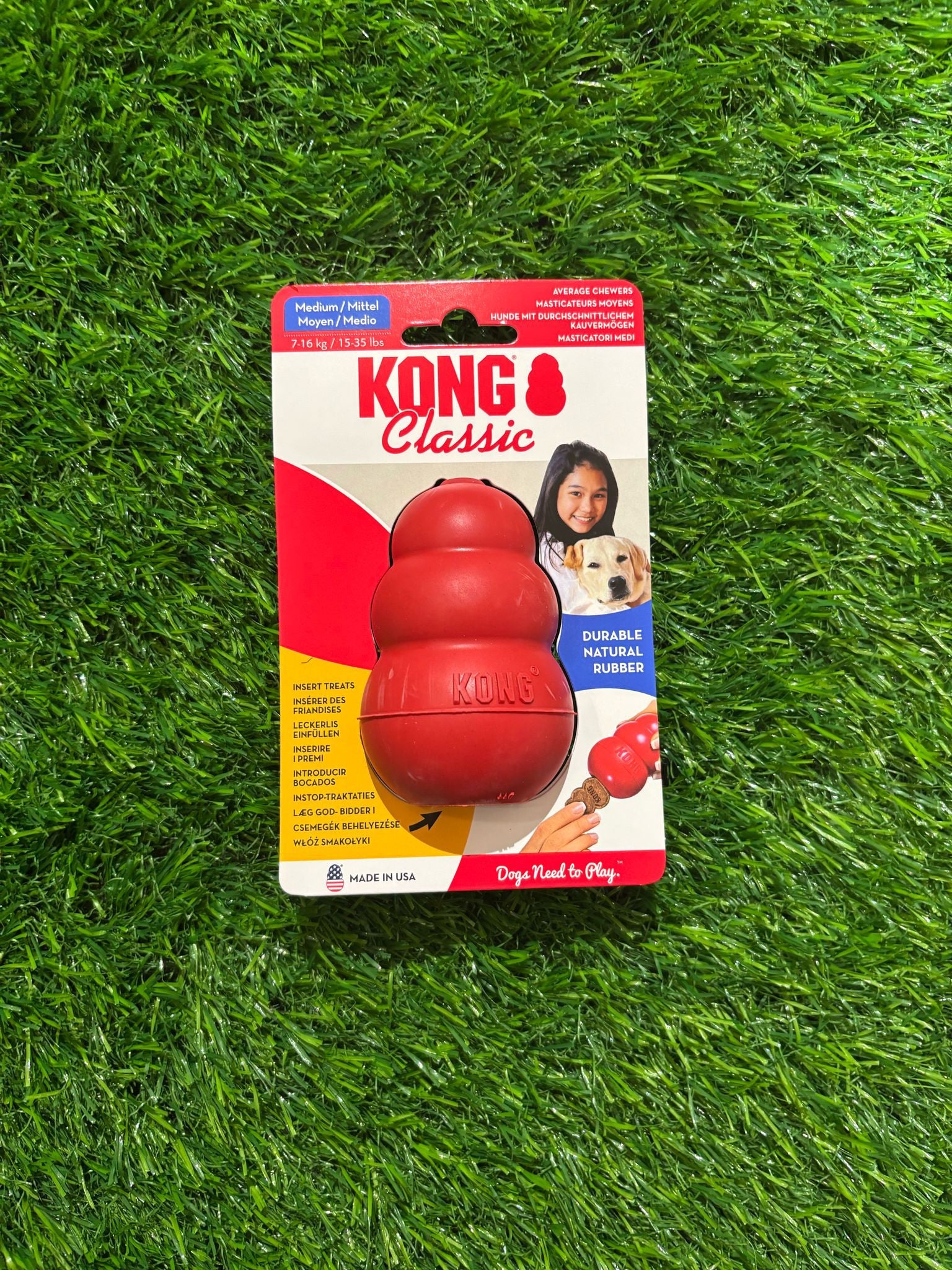 Kong Red Classic Dog Treat Holder
