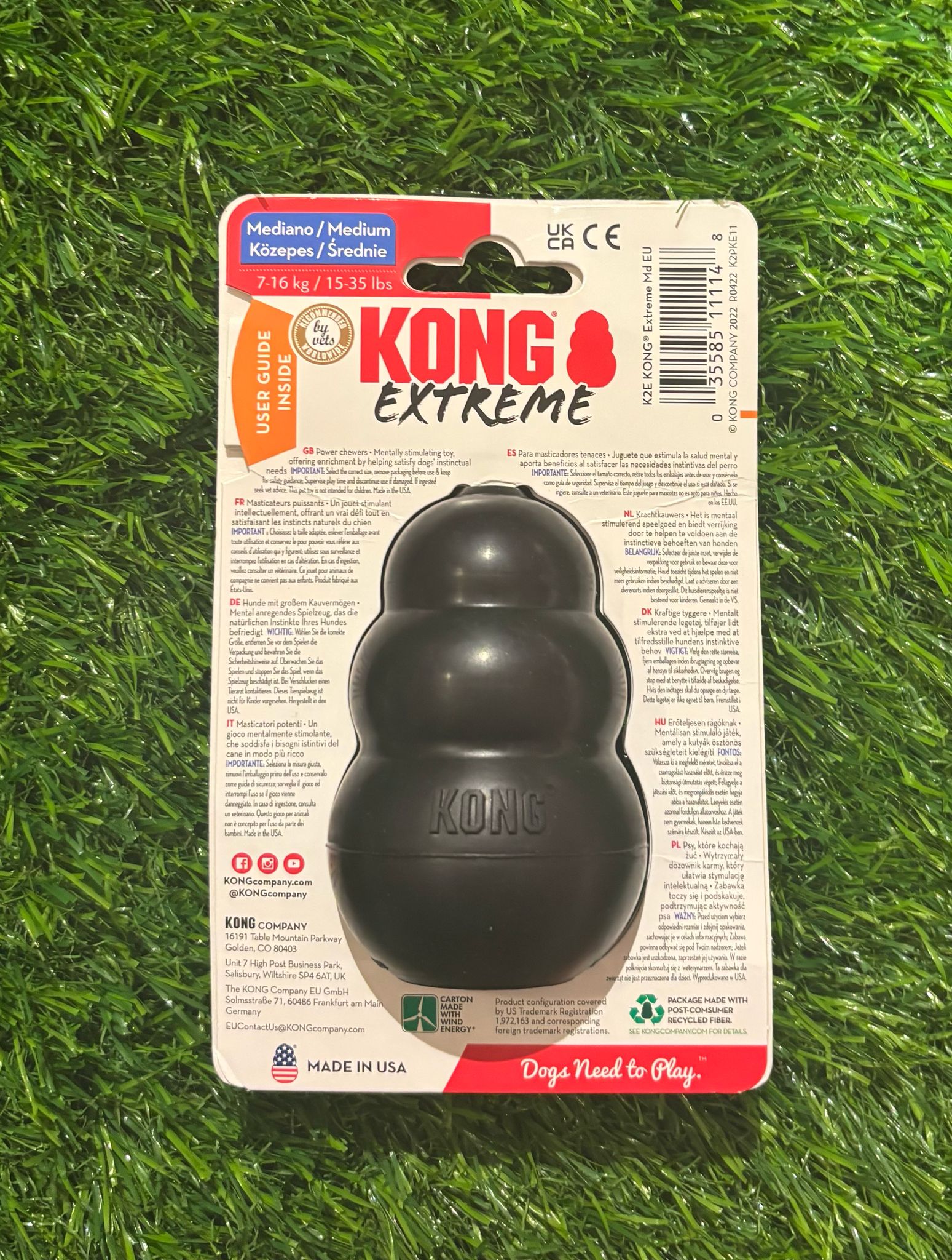 Black Kong Extreme Dog Treat Holder