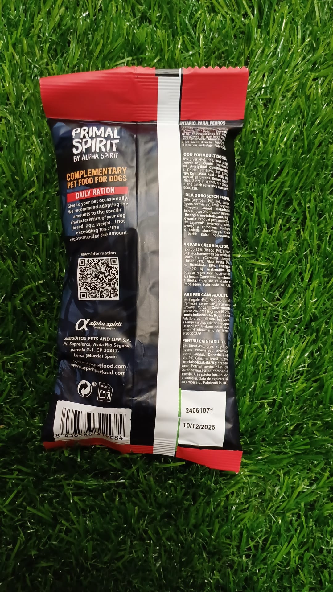 Primal Spirit Mediterranean  Fam Dog Treats