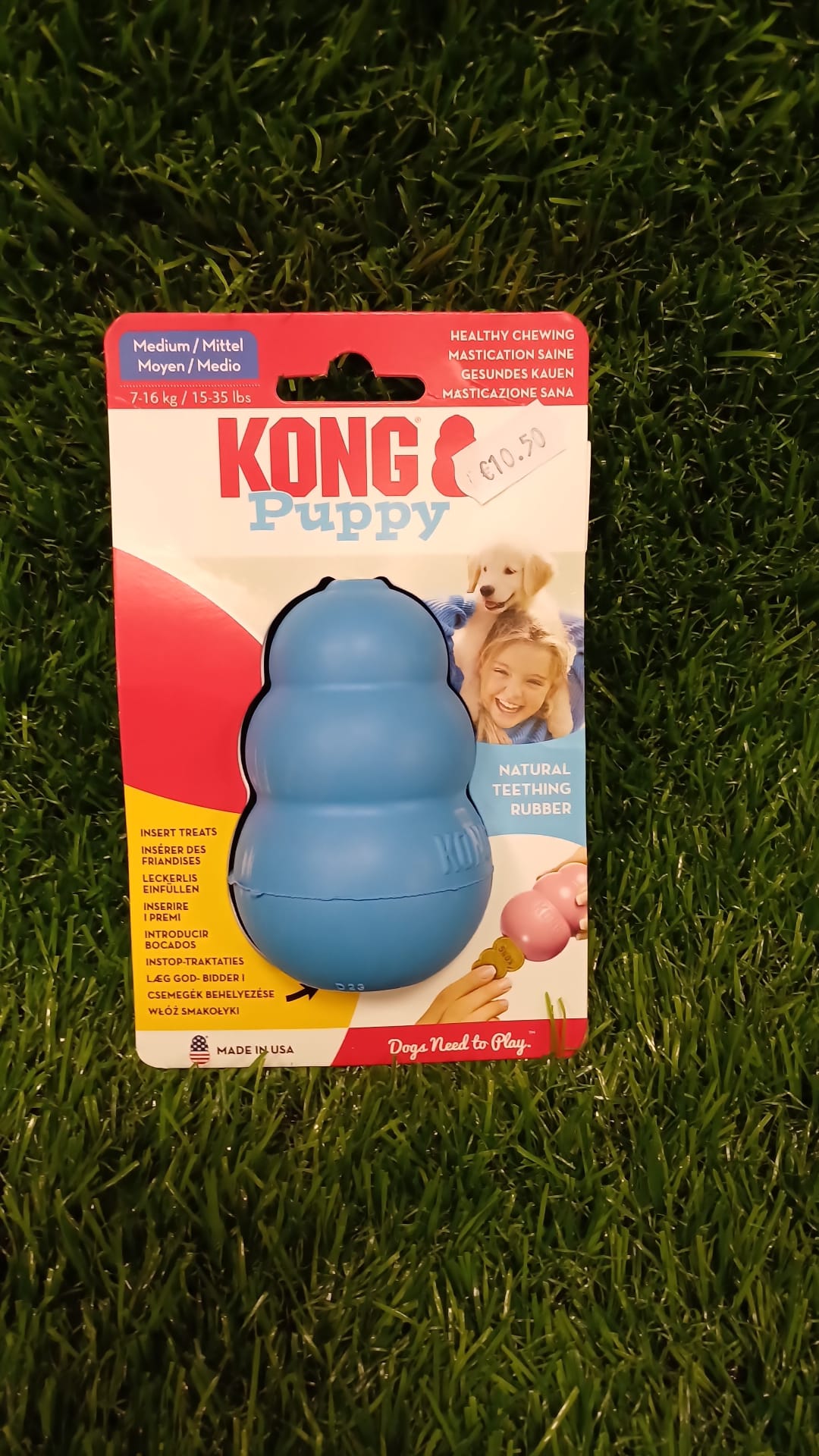 Blue Kong Puppy Dog Treat Holder