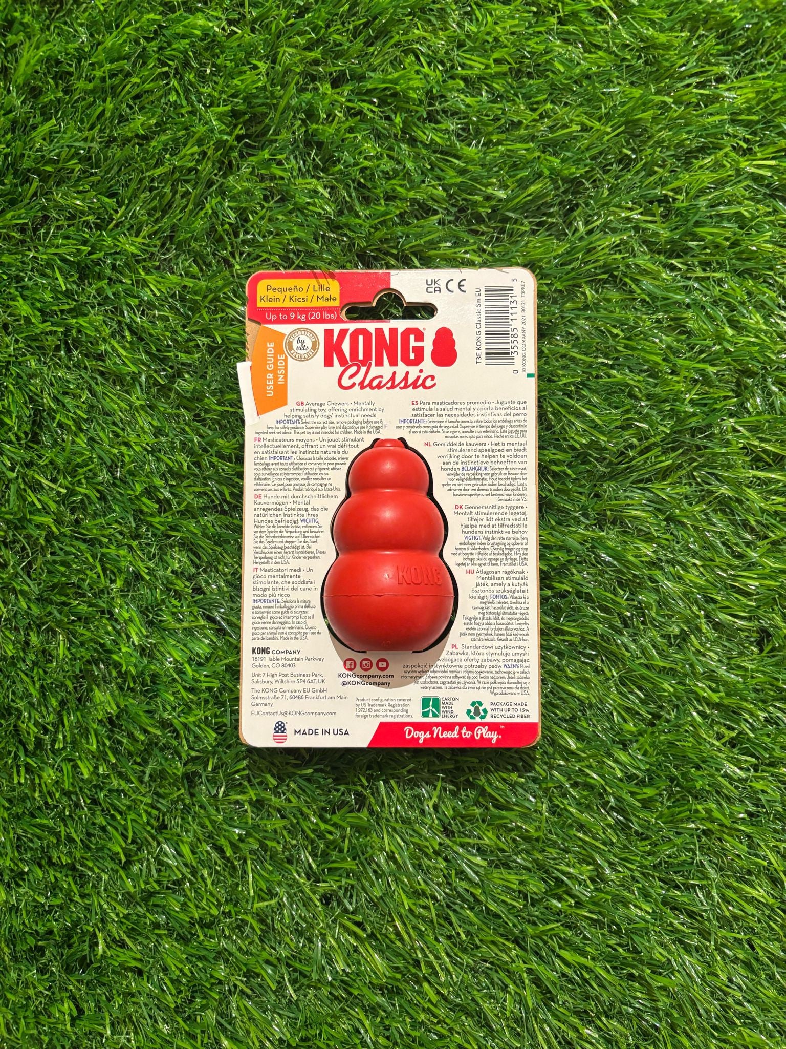 Kong Red Classic Dog Treat Holder