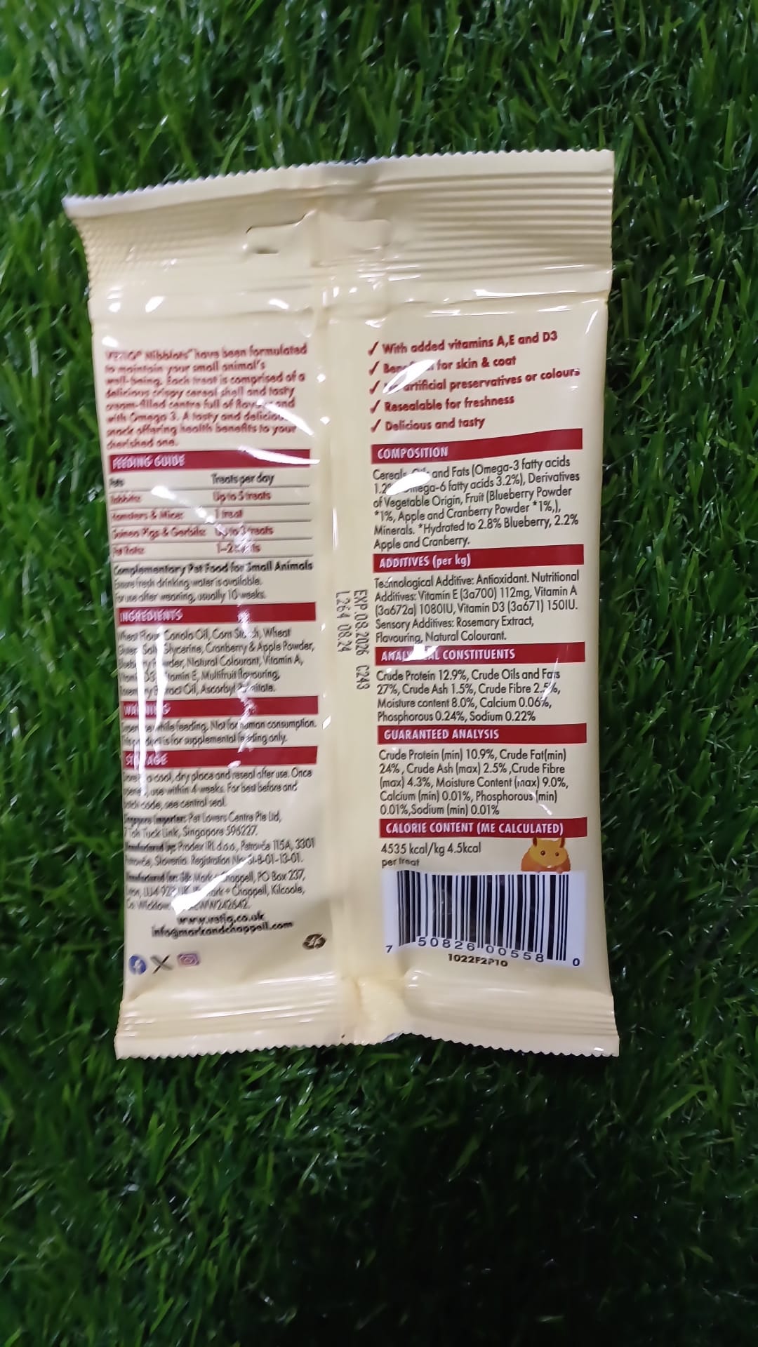 Berrie Nibblots Small Animal Treats