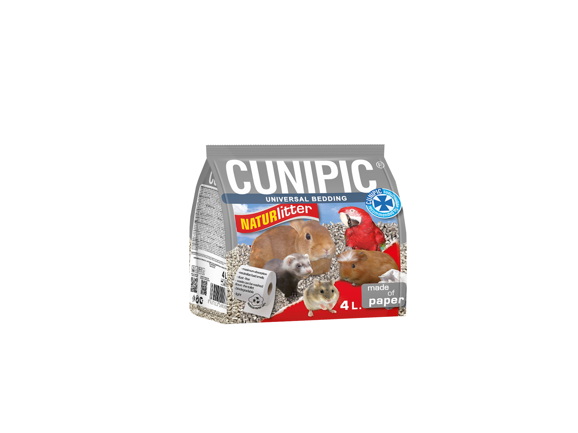 Cunipic Bedding – Natural Paper-Based Litter for Small Animals & Birds