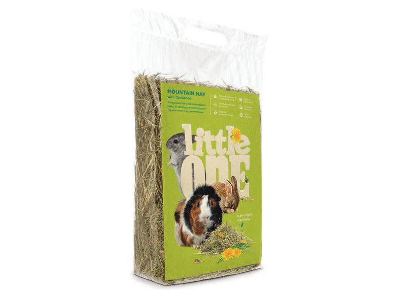 Little One Mountain Hay With Dandellion 400g