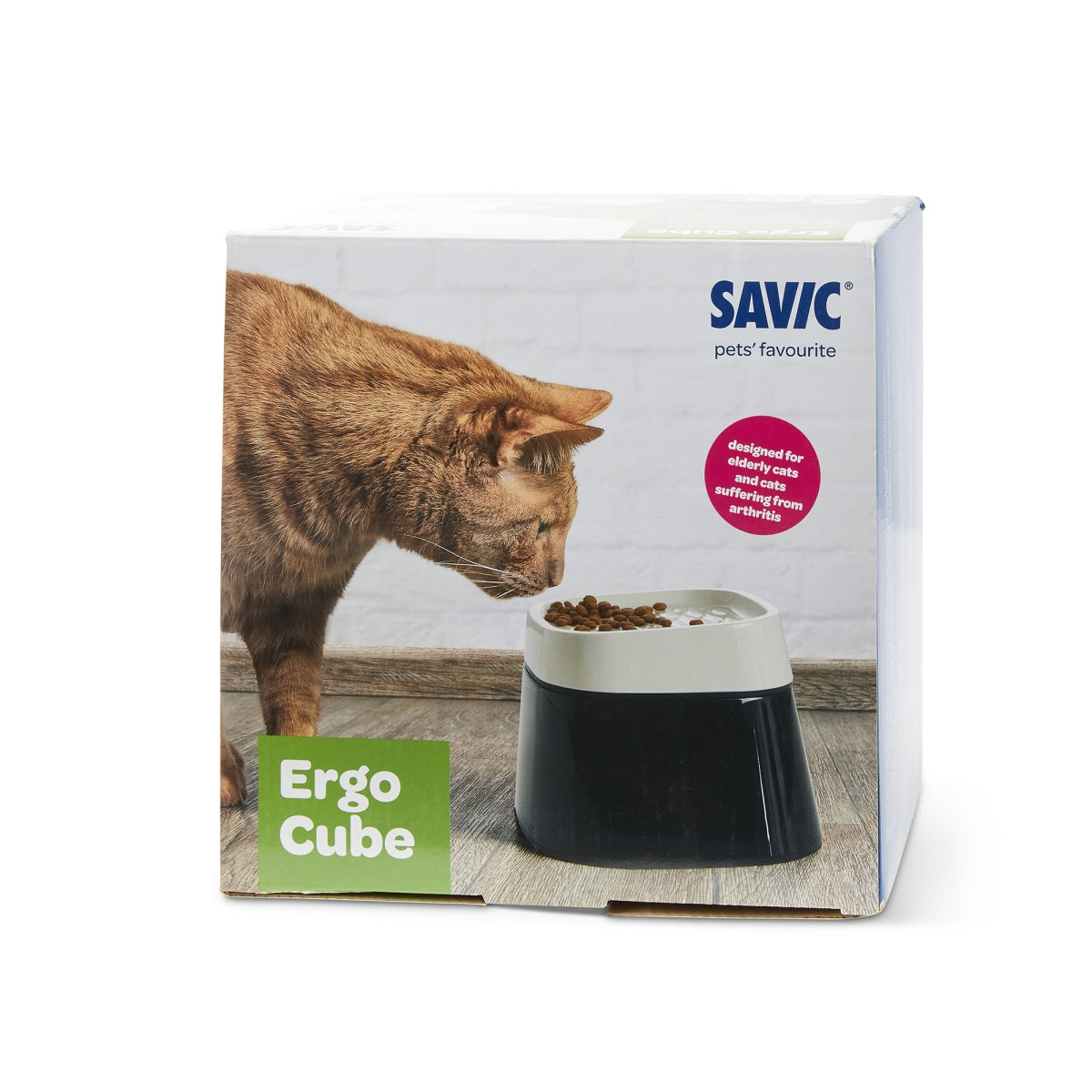 Ergo Cube Cat Food Bowl by SAVIC