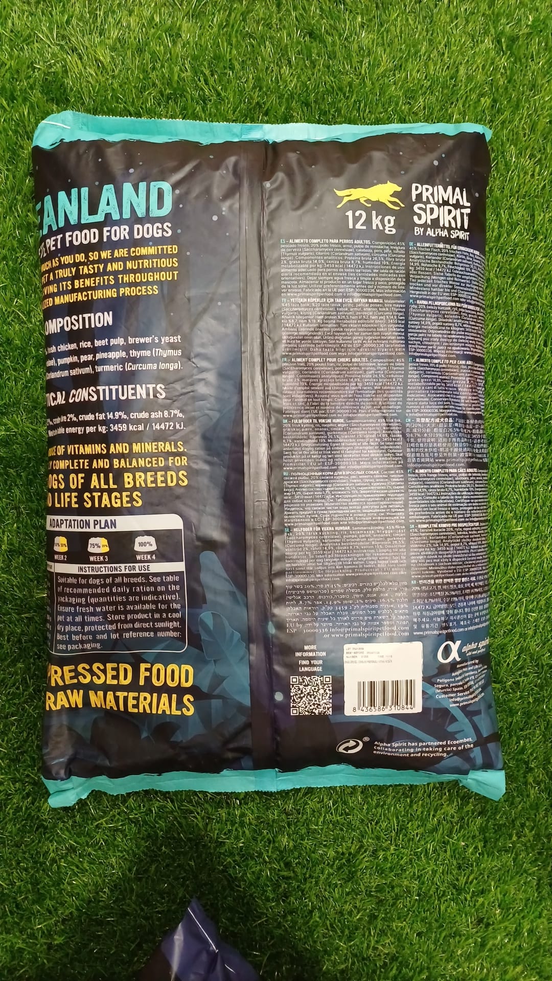 Primal Spirit - Oceanland Dog Dry Food
