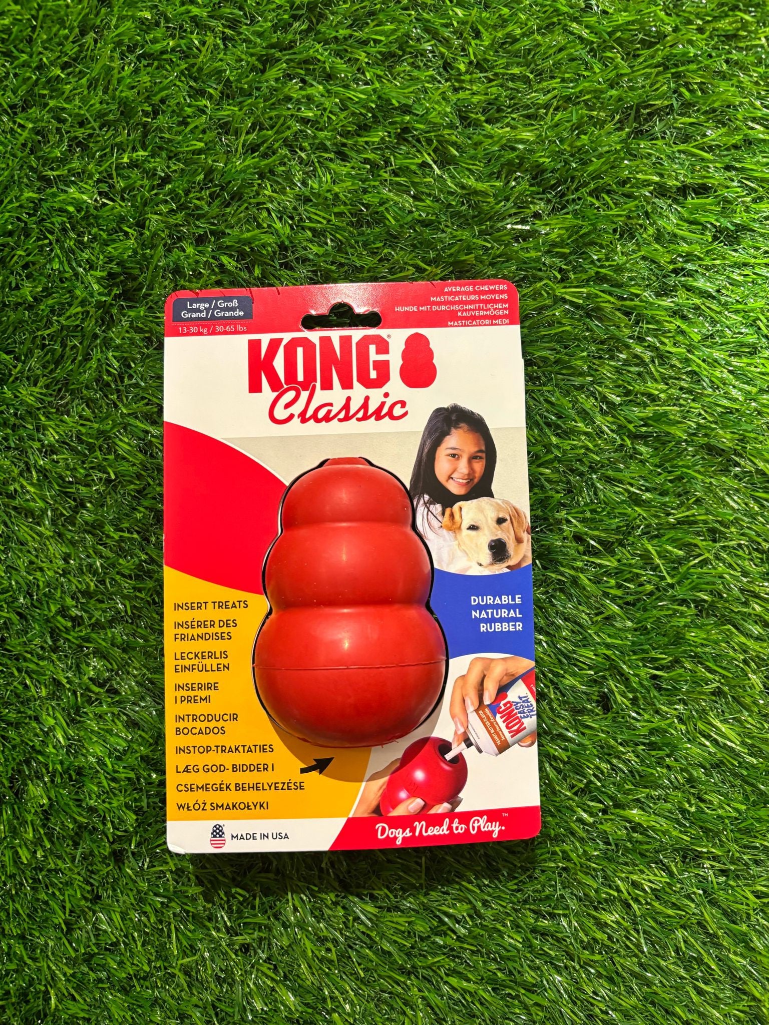 Kong Red Classic Dog Treat Holder