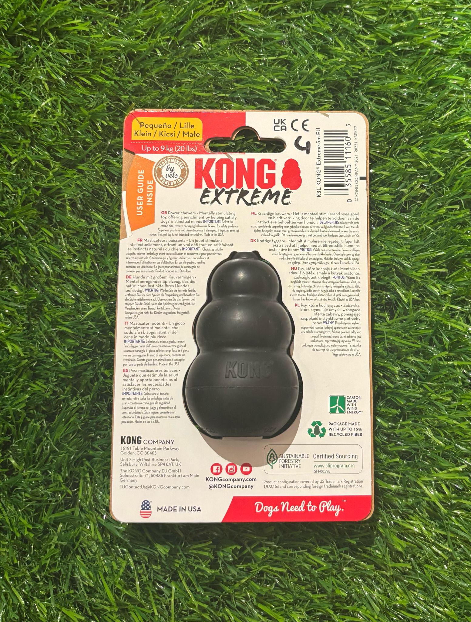 Black Kong Extreme Dog Treat Holder