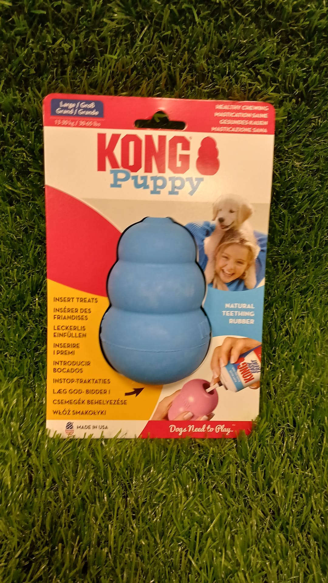 Blue Kong Puppy Dog Treat Holder