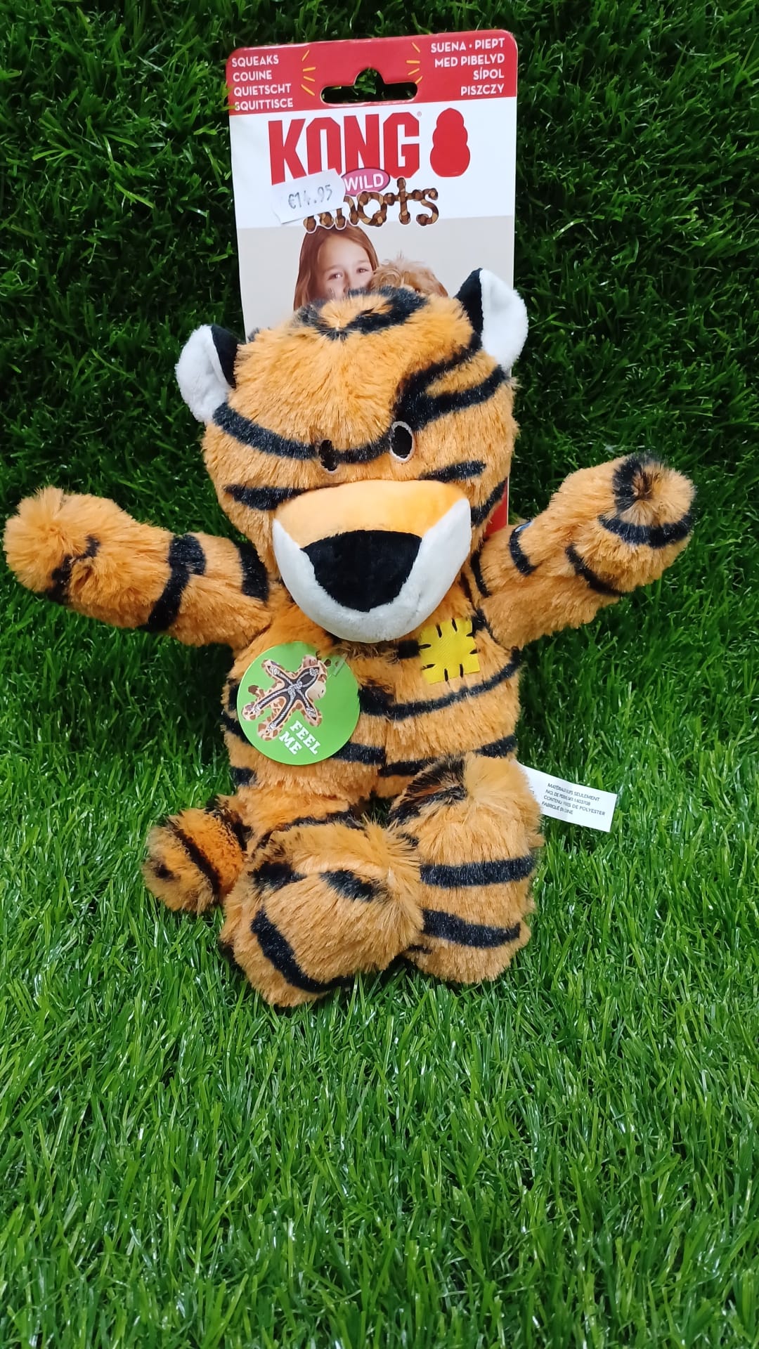 Tiger Knots Kong Sqeaky Toy