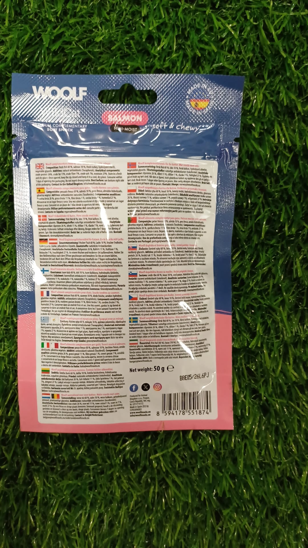 Salmon Wildcat Woolf Cat Treats