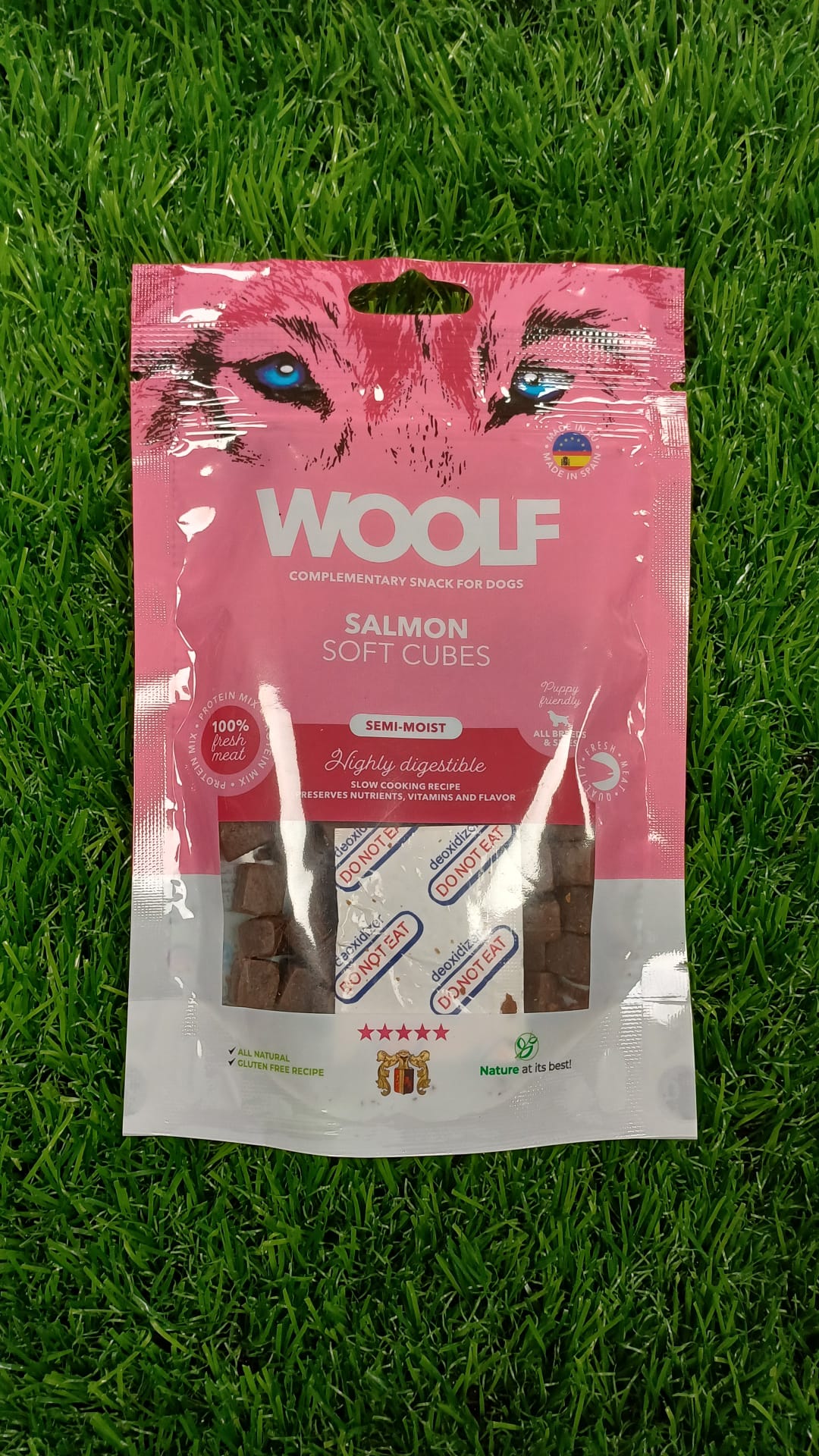 Salmon Soft Cubes by Woolf