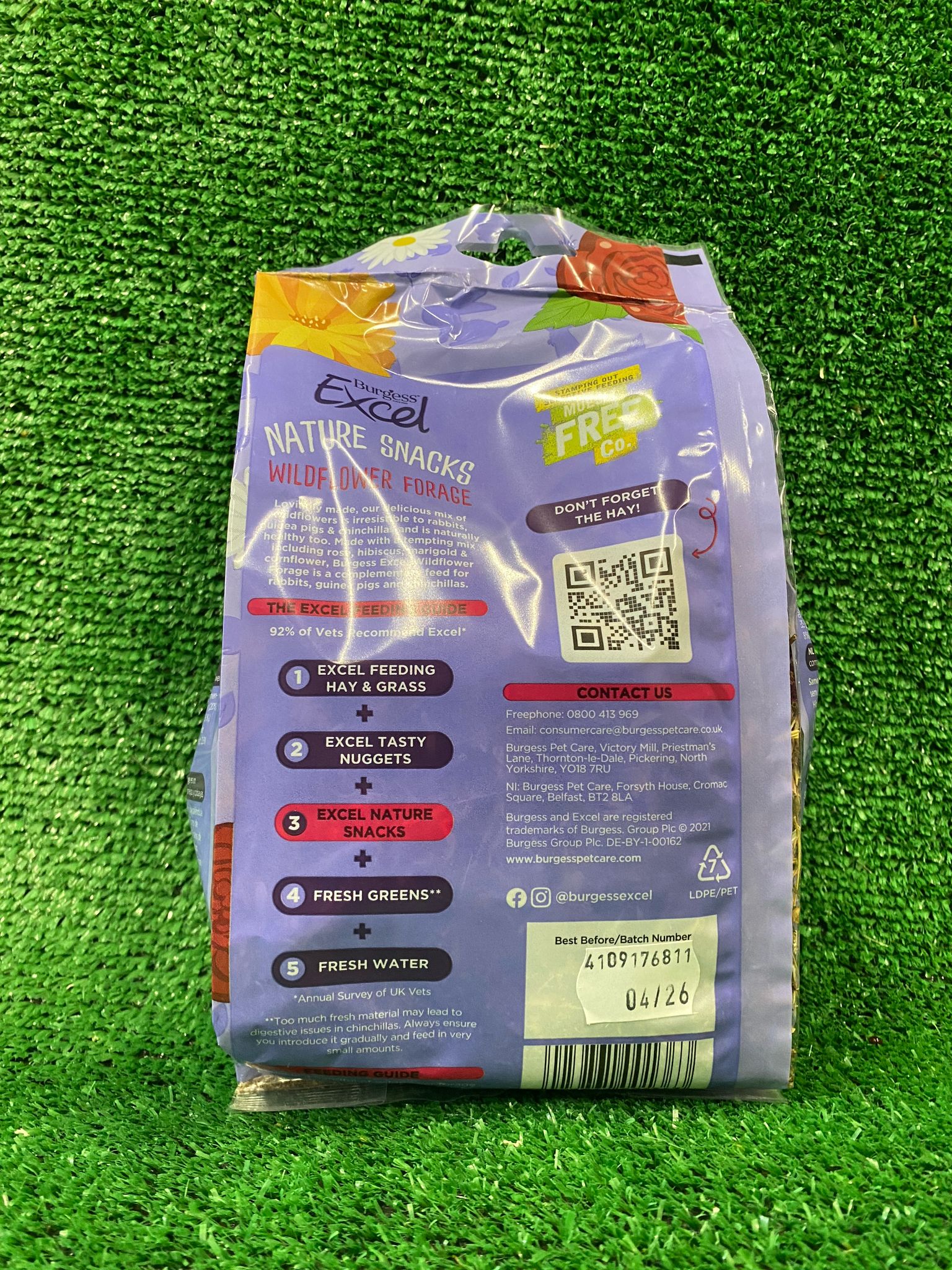 Wildflower Forage Excel Nature Snacks