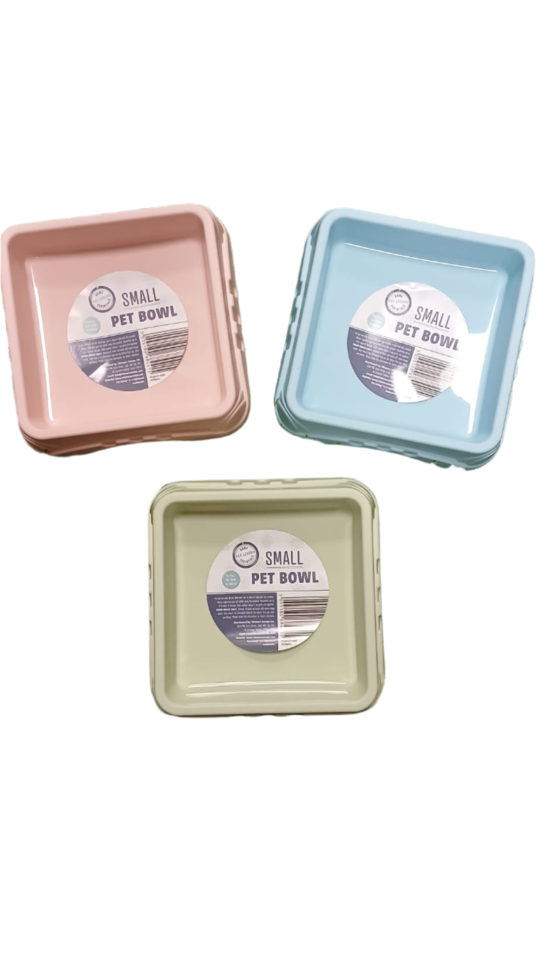 Square Pet Bowls