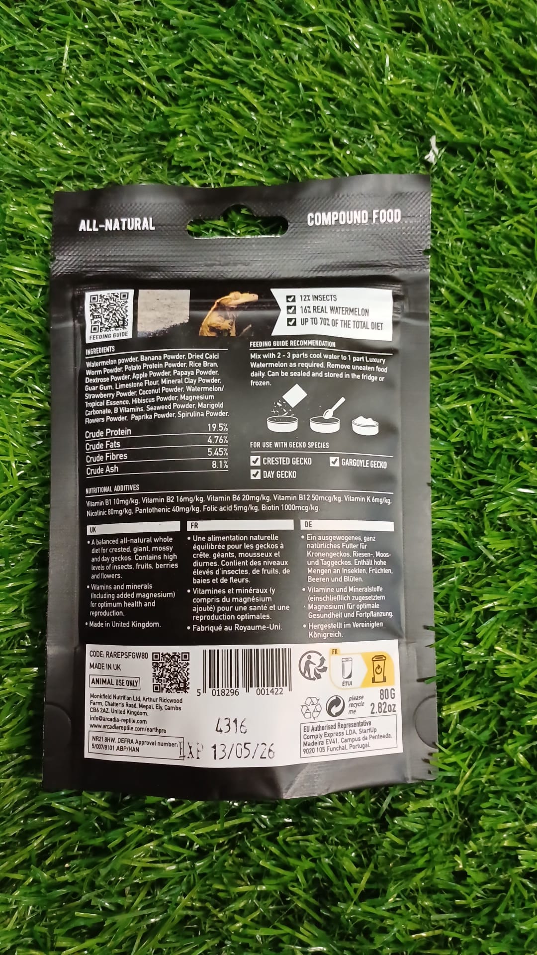 SFG Luxury Watermelon -Gecko Food