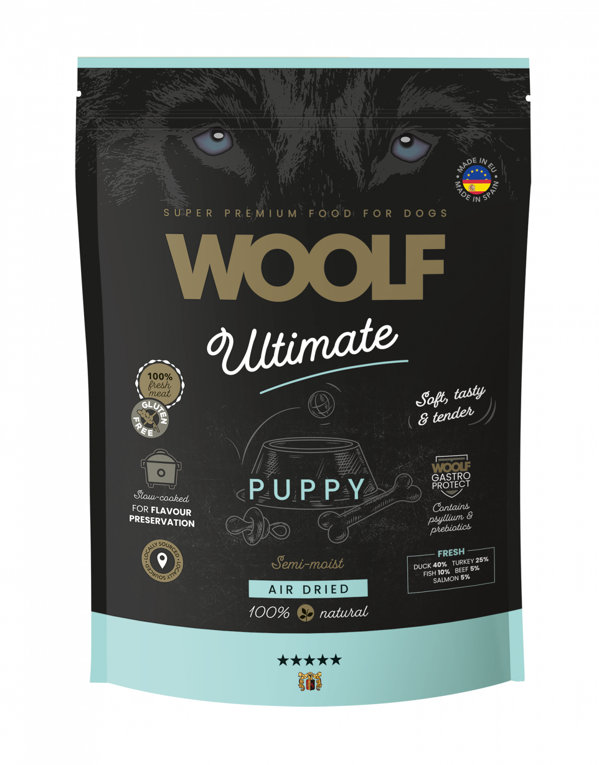 Woolf Ultimate Puppy Air Dried Semi Moist Dog Food