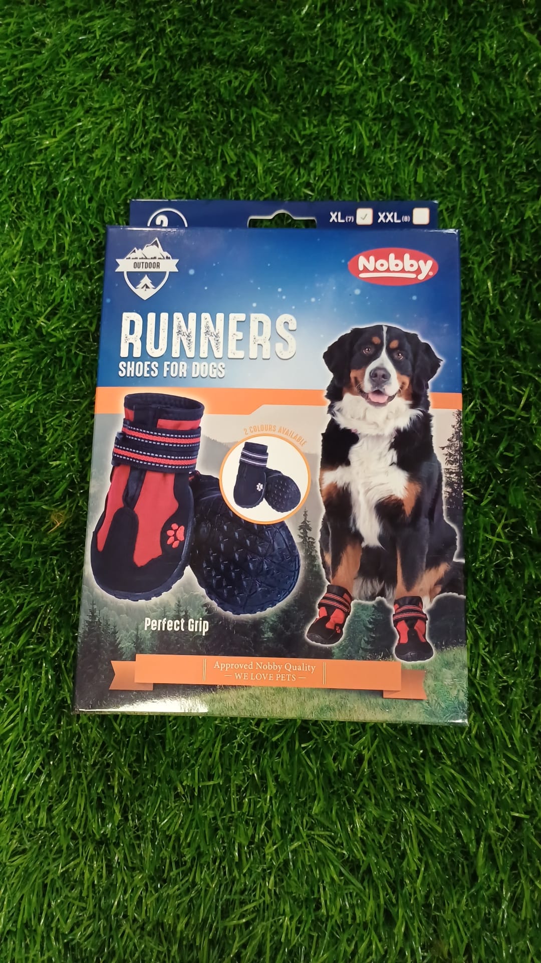 Black Nobby Runner Boots for Dogs
