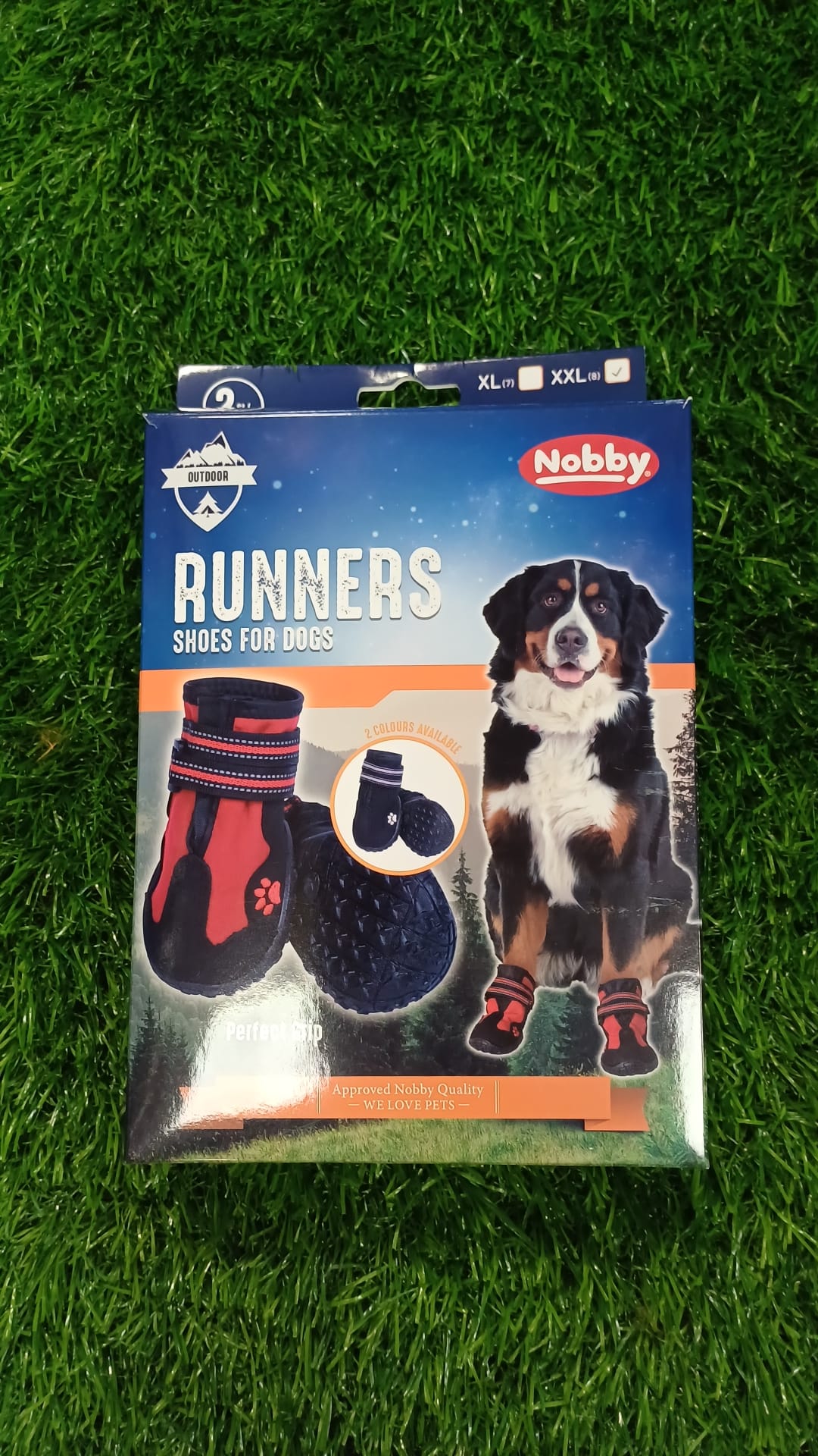 Black Nobby Runner Boots for Dogs
